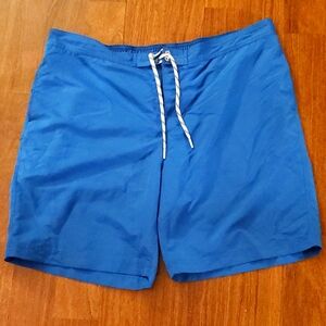 Lands' End Men's Blue Swimming Trunks - Size XXL (44-46)